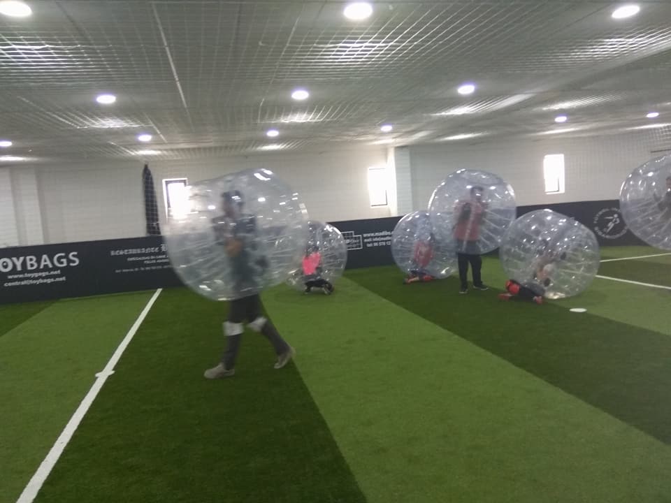 futbol burbuja indoor