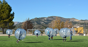 bubble football beniarjo