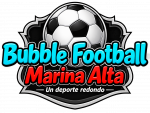 logotipo bubble football marina alta